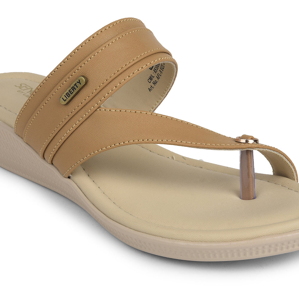 Senorita Beige Casual Sandal For Women AFL-9 
