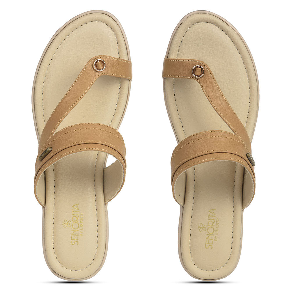 Senorita Beige Casual Sandal For Women AFL-9 