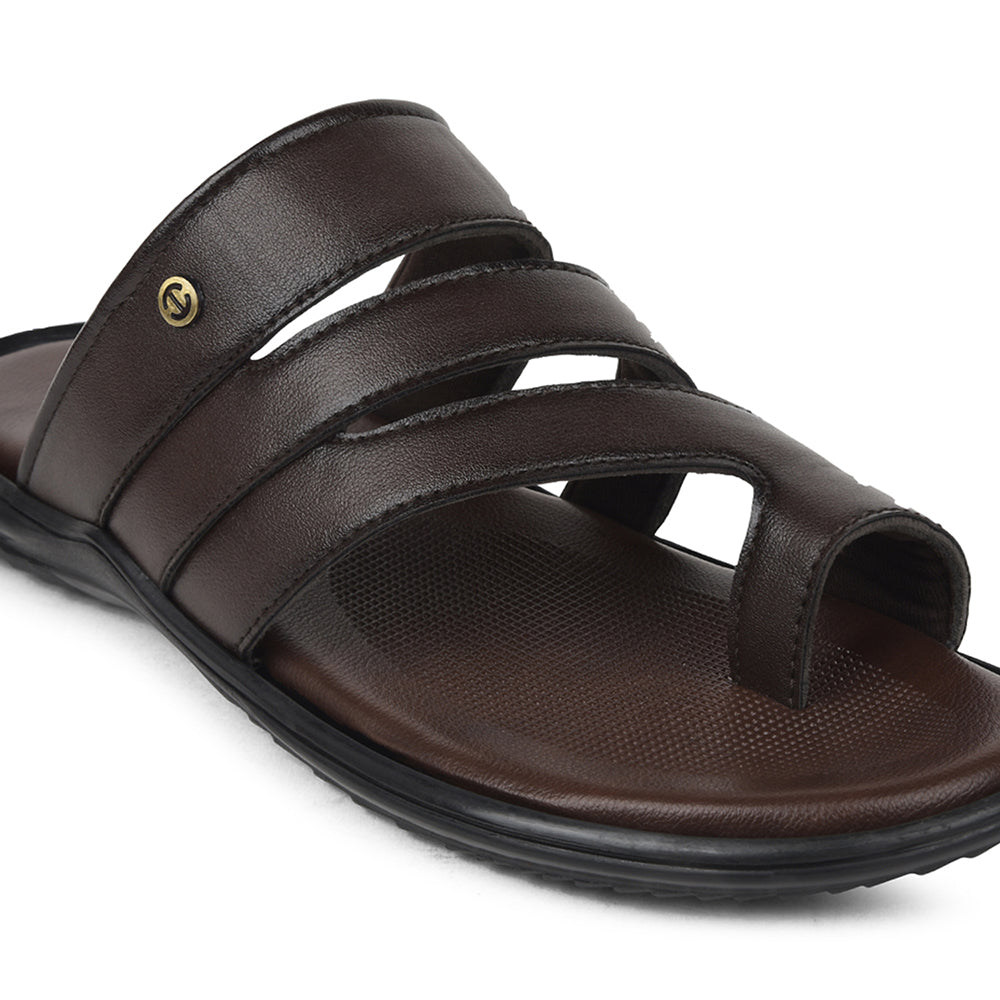 Healers Brown Casual Slipper For Mens AOL-12 