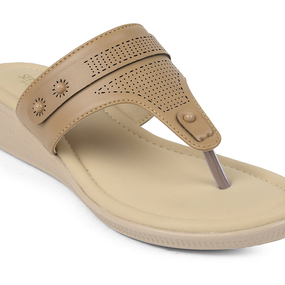 Senorita Beige Casual Sandal For Women AFL-3 
