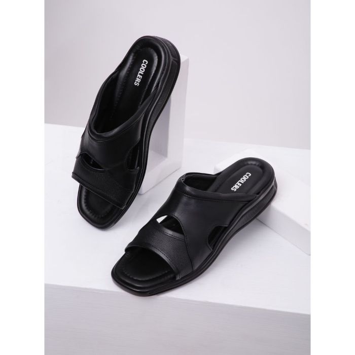 Coolers Formal Black Slippers For Mens 205012 By Liberty