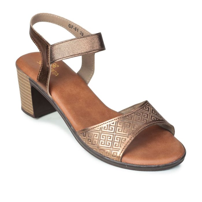 Buy online Copper Slip On Sandal from flats for Women by Xe Looks for ₹899  at 55% off | 2023 Limeroad.com