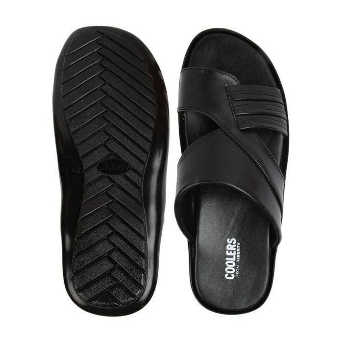 Buy Coolers by Liberty Black  White Flip Flops for Men at Best Price   Tata CLiQ