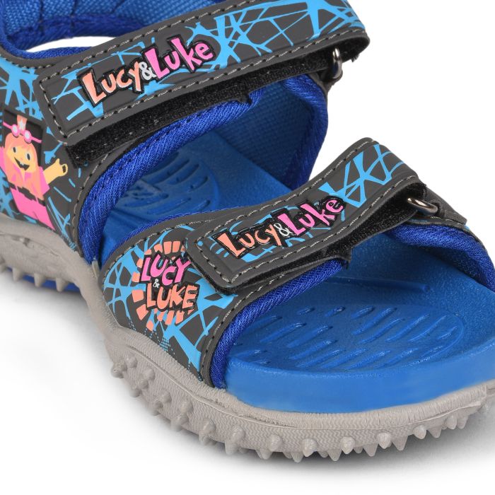 Buy Lucy & Luke Royal Blue Casual Sandal For Kids (RICO-18 )