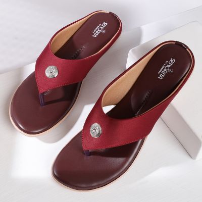 Senorita Casual (Cherry) Thong Sandals For Womens MK-08 By Liberty