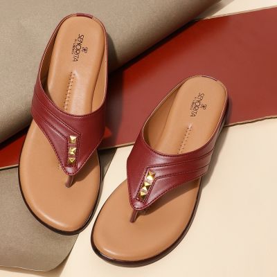 Senorita Fashion (Cherry) Thong Sandals For Womens LAF-905 By Liberty