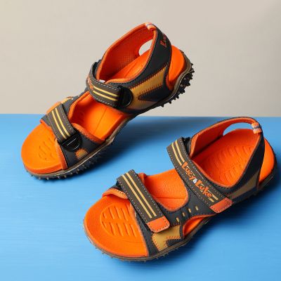Lucy & Luke (Orange) Casual Sandal For Kids BEN-10 By Liberty