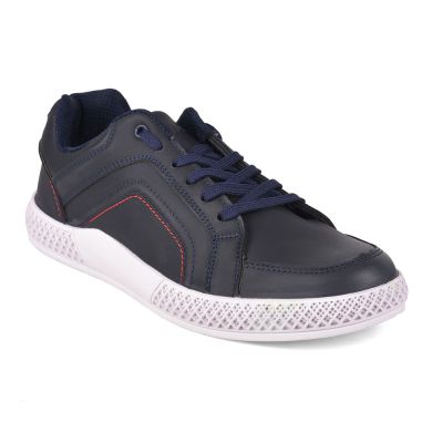 Gliders (Navy Blue) Lace Up Sneakers For Men FELIX-1ME By Liberty Gliders