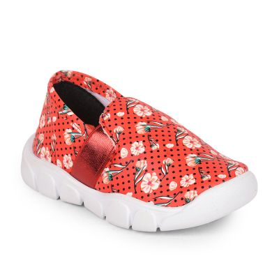 Lucy & Luke (Red) Casual Loafer Shoes For Kids FLYNN-32 By Liberty Lucy & Luke