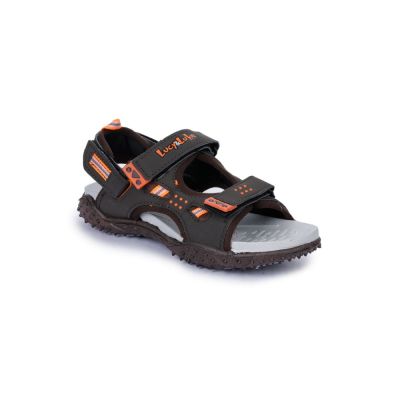Lucy & Luke (Orange) Casual Sandal For Kids LEVIN By Liberty