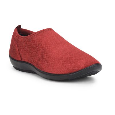 Gliders (Red) Casual Ballerina Shoes For Ladies Marina-162 By Liberty Gliders