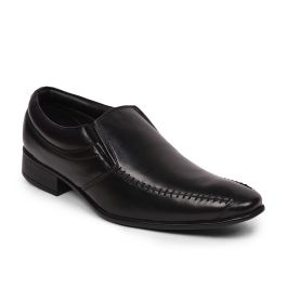 Buy Fortune Men's (Black) Classic Loafer Shoes JPL-117 By Liberty