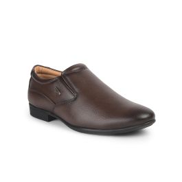 Buy Fortune Formal Slip On Shoes For Men (Brown) UVL-31 BY Liberty