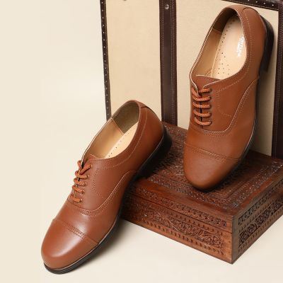 Fortune (Tan) Classic Oxford Shoes For Mens 7168-03 By Liberty Fortune