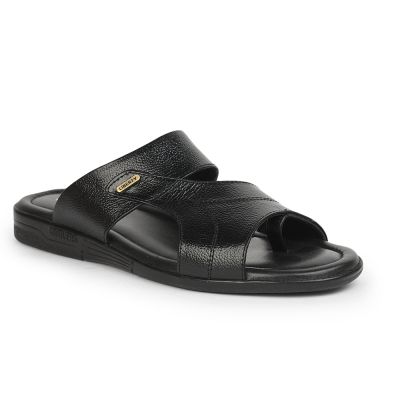 Coolers Casual (Black) Slippers For Mens 7194-102 By Liberty Coolers
