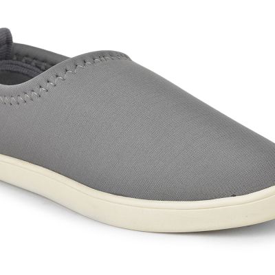 Healers Casual (Grey) Non lacing Shoes For Ladies 8081-02 By Liberty Healers