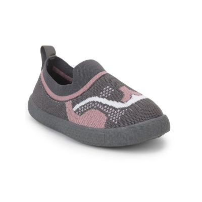 Lucy & Luke Casual Non Lacing Shoe For Kids (Grey) 8152-1 By Liberty Lucy & Luke