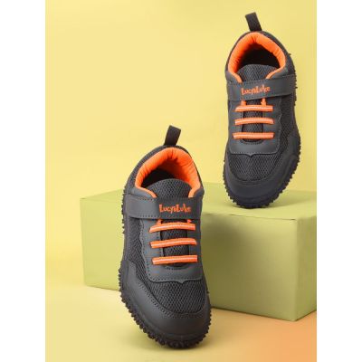 Lucy & Luke Sports Lacing Shoe For Kids ( Grey ) Quick-1 By Liberty Lucy & Luke