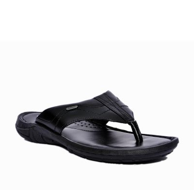 Gliders Casual Slippers For Mens (Black) ALBERT By Liberty Coolers
