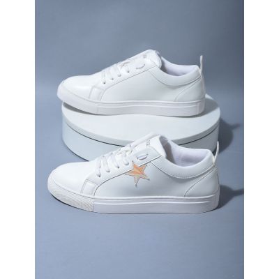Gliders (White) Casual Lace Up Sneakers For Ladies AMURA-2 By Liberty Gliders