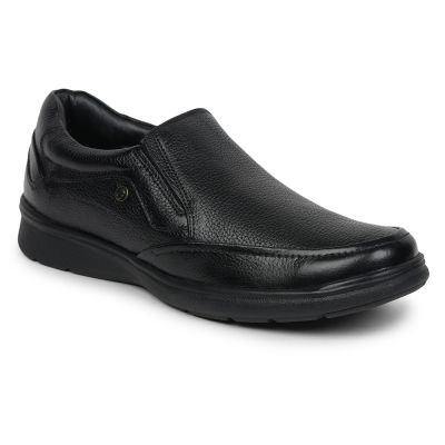 Healers Formal (Black) Slip-On Shoes For Mens AV-06 By Liberty Healers