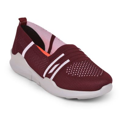 Force 10 Women's Slip-on Casual Jogging Shoes (Maroon) AVILA-30 By Liberty Force 10