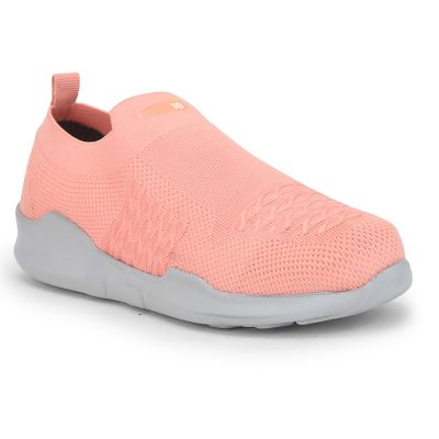 FORCE 10 Sports Non Lacing Shoe For Ladies (Peach) AVILA-42 By Liberty Force 10