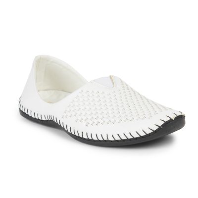 Fortune Casual Slip On Shoes For Men (White) AVN-40 BY Liberty Fortune