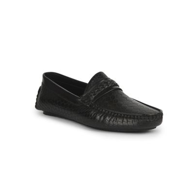 Fortune Casual Non Lacing Shoe For Mens (Black) AVN-69E By Liberty Fortune