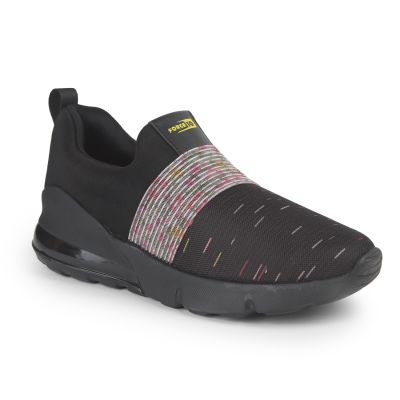 Force 10 Sports Slip On Shoes For Women (Black) BEIRUT-2 BY Liberty Force 10