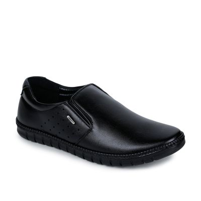 Fortune Men's (Black) Classic Loafer Shoes BM-2 By Liberty Fortune