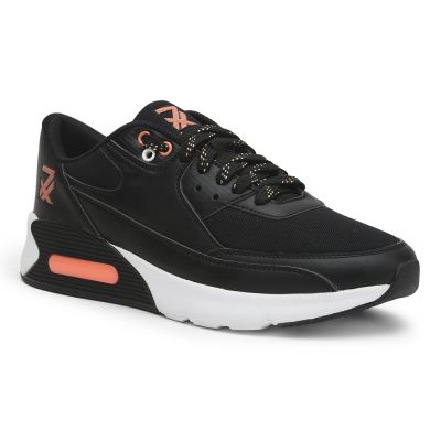 Leap7x Sports Lacing Shoes For Mens (Black) BRISTOL-1E By Liberty LEAP7X