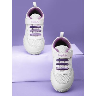 Lucy & Luke Sports Lacing Shoe For Kids ( White ) Quick-1 By Liberty Lucy & Luke