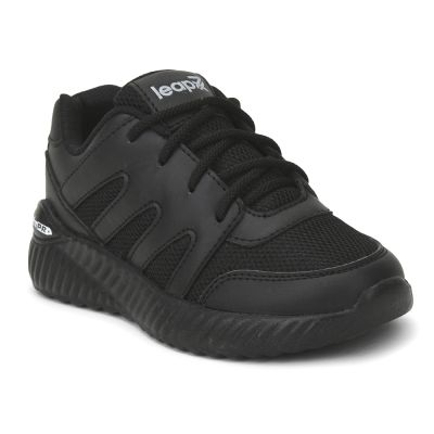 LEAP7X By Liberty Mens NITSCHO-1L Black School Lacing Shoes LEAP7X