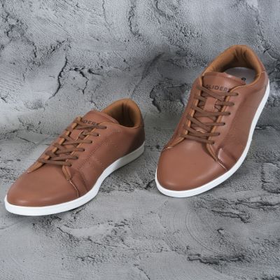 Gliders (Tan) Casual Lace Up Sneakers For Mens ANDERSON By Liberty Gliders