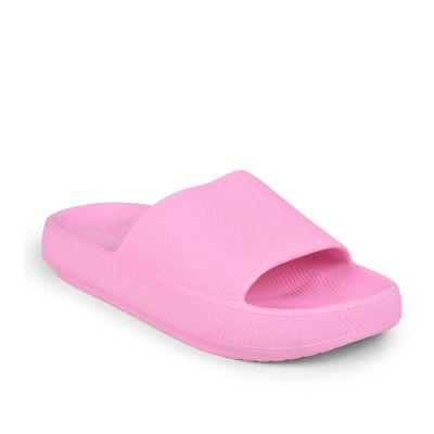AHA Womens Cloud Foam Pink Slippers (COMFYWALK1) A-HA