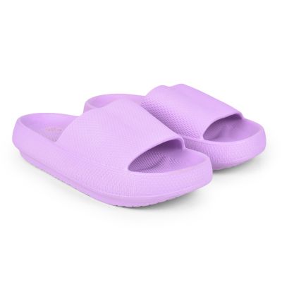 AHA Purple Sliders Slippers For Womens (COMFYWALK1) A-HA