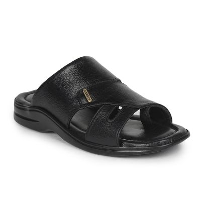 Coolers Casual (Black) Slippers For Mens COSTA-92 By Liberty Coolers