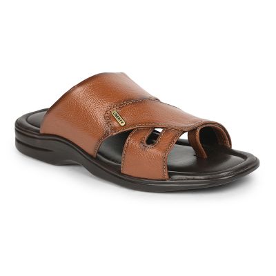 Coolers Casual (Tan) Slippers For Mens COSTA-92 By Liberty Coolers
