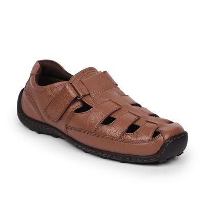 Coolers By Liberty Tan Formal Office Sandals For Mens (CURTIS-1E ) Coolers