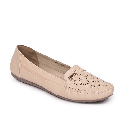 Senorita By Liberty Cream Casual Ballerina Shoes For Womens (DFL-51) Senorita