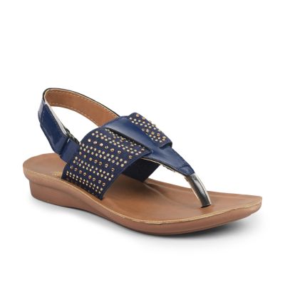 A-HA Casual Sandal  For Kids (NAVY BLUE) DOLLY-8  By Liberty A-HA