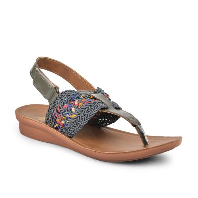 AHA Casual Sandal For Kids (GREY) DOLLY-9 By Liberty A-HA