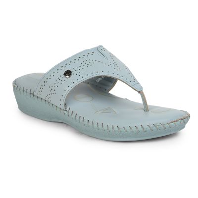 Healers Casual (S.Blue) Thongs For Ladies DR-0593 By Liberty Healers