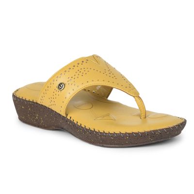 Healers Casual Thong For Ladies (Yellow) DR-0593 by Liberty Healers