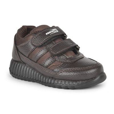 Force 10 Kids Brown School Non Lacing (ELECTRA-V) Force 10