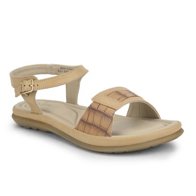 Senorita Fashion Sandal For Ladies (Beige) DZL-841 By Liberty Senorita