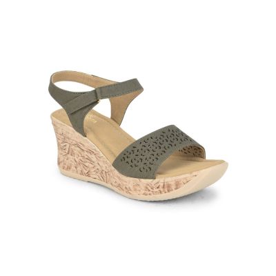 Senorita Casual Sandal For Ladies (Olgreen) DZL-867 By Liberty Senorita