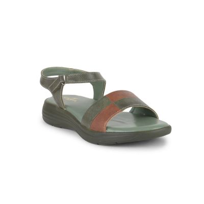 Senorita Fashion (Green) Sandals For Ladies DZL-835 By Liberty Senorita