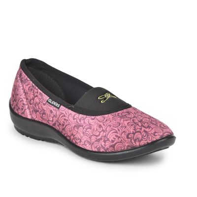 Gliders Casual Ballerina For Ladies (Pink) ELENA-153 by Liberty Gliders